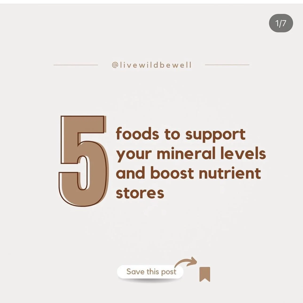 ✨5 foods to support your mineral levels and boost nutrient stores✨  When working with clients, we talk a lot about the importance of optimizing vitamin and mineral intake/stores. Many practitioners recommend only supplements and don&rsquo;t focus on 